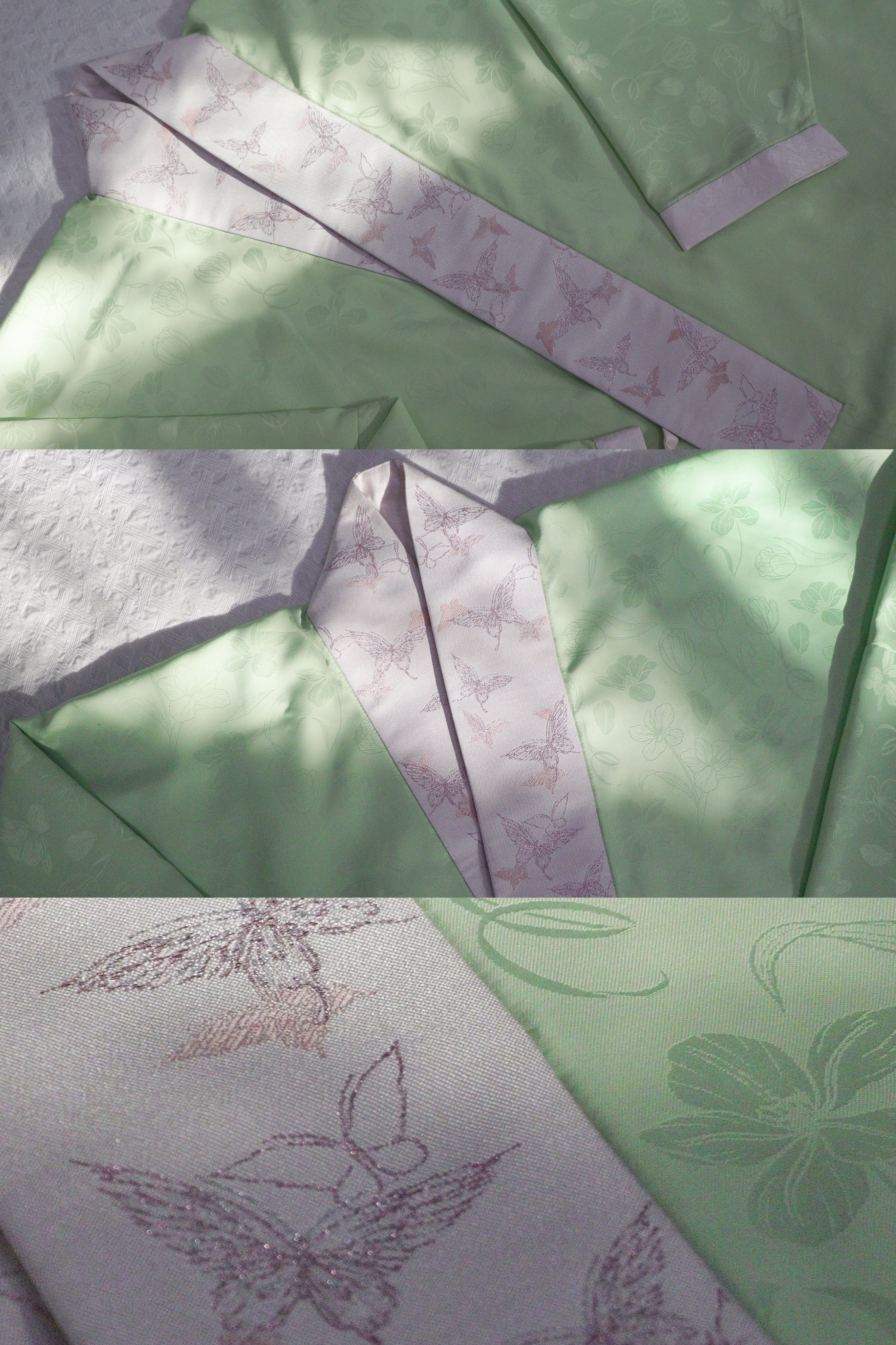 【椿染】蝴蝶 原创定织汉服布料仿妆花眉子衣缘宋明缘边,淘宝优惠券,粉丝福利购,淘宝优惠卷