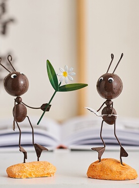 甲壳虫桌面治愈系小摆件创意可爱小玩意办公儿童礼物家居饰品摆件