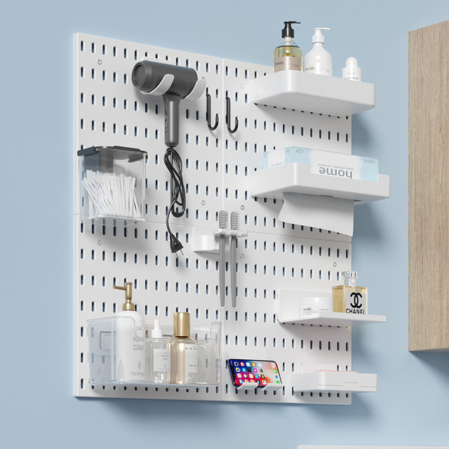 Shower room bathroom sink wall rack