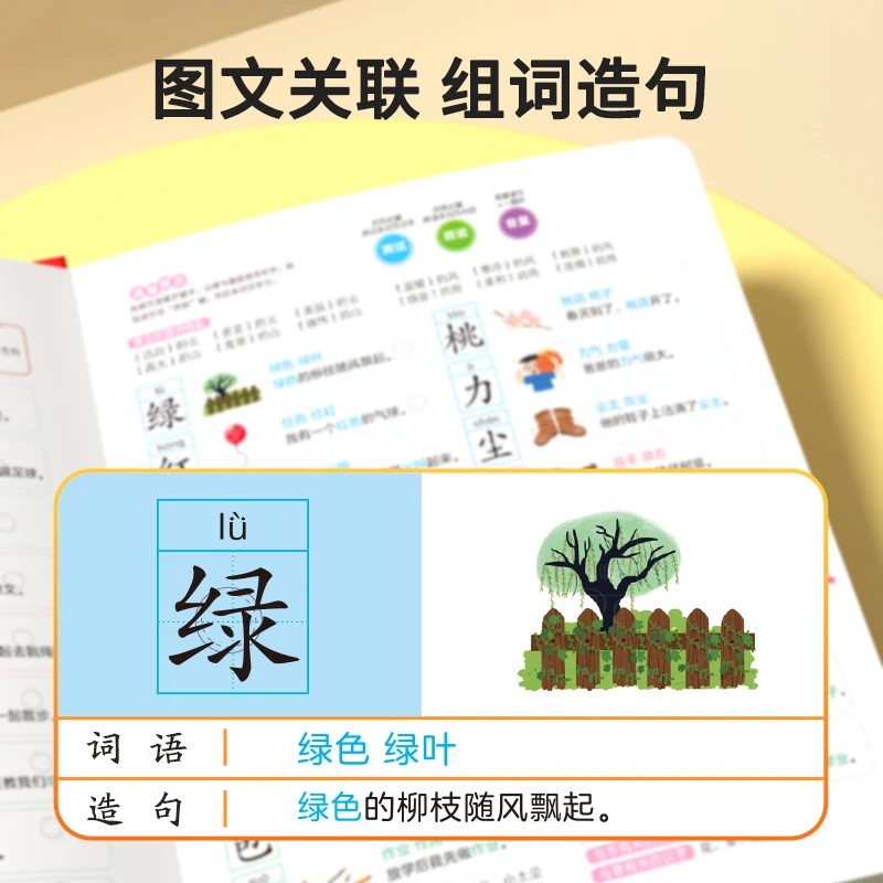小学语文同步识字发声书幼儿早教学习机智能儿童识字点读机有声书 - 图2