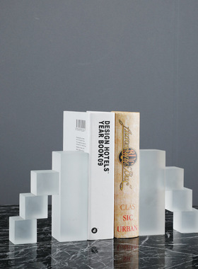 新中式样板间书挡书立摆件