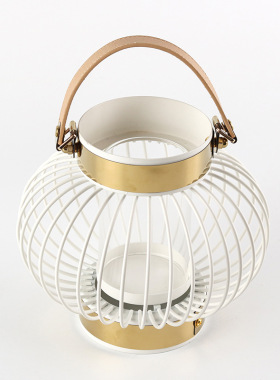 新中式灯笼造型烛台卧室餐桌装饰