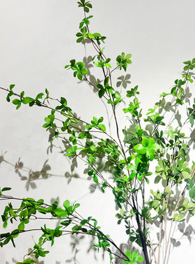 北欧极简灰色水晶花瓶餐桌摆件