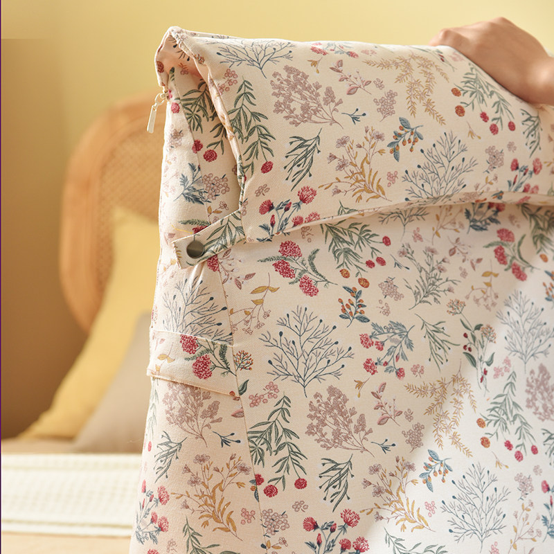 阳春小镇床头靠垫靠背飘窗沙发护腰靠护颈腰枕软包办公椅床上靠包,淘宝优惠券,粉丝福利购,淘宝优惠卷