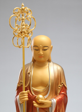 黄铜地藏王菩萨像家用供奉