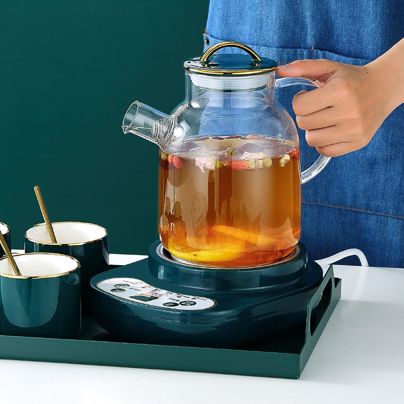 艾苏恩全玻璃家用多功能mini养生壶 艾苏恩电器养生壶/煎药壶