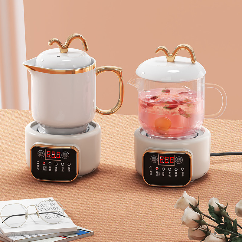 全自动煮茶器家用办公室小型玻璃壶 艾苏恩电器电茶炉/煮茶器/奶茶机
