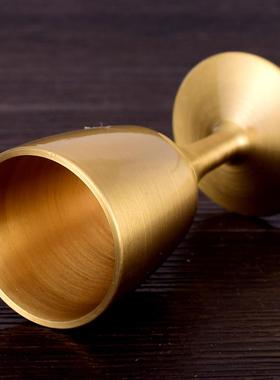 供杯酒杯黄铜烤漆拉丝供奉拜神