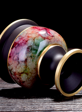 铜酒杯黄铜高脚高温烤漆彩绘高脚供杯家用供奉财神财神土地公茶杯