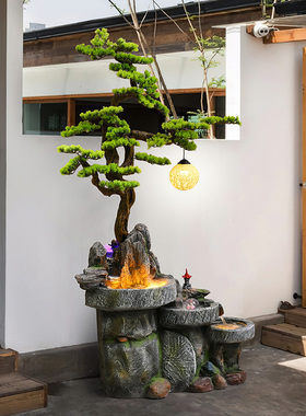 庭院阳台入户玄关水景造景