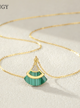 公主裙摆项链女款锁骨链轻奢小众