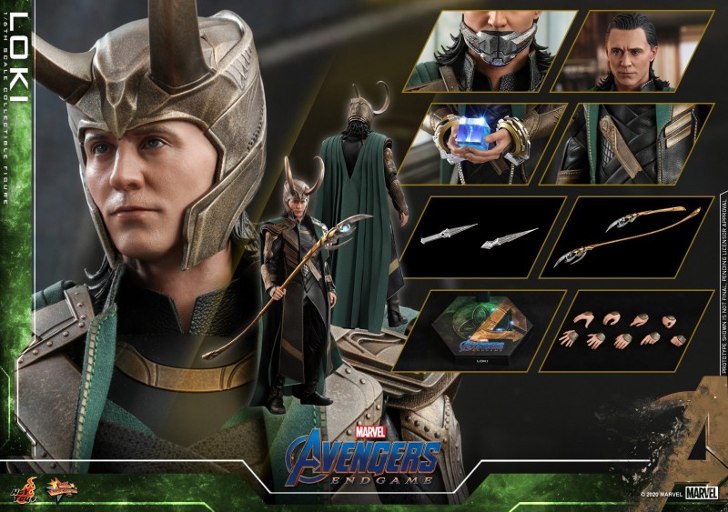 包邮现货 Hot Toys HT 1/6 MMS579复仇者联盟4洛基 4.0 Loki-图0