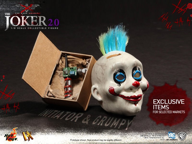 HotToys HT 1/6 DX11蝙蝠侠黑暗骑士小丑2.0 Joker希斯莱杰-图1