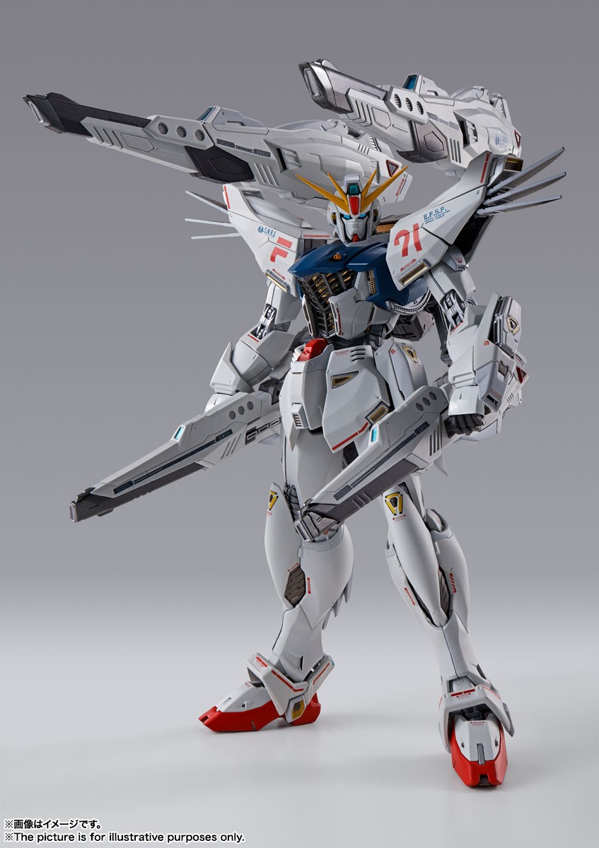 包邮现货 万代 METAL BUILD MB F91 高达 重武装 加农炮装 30周年 - 图2