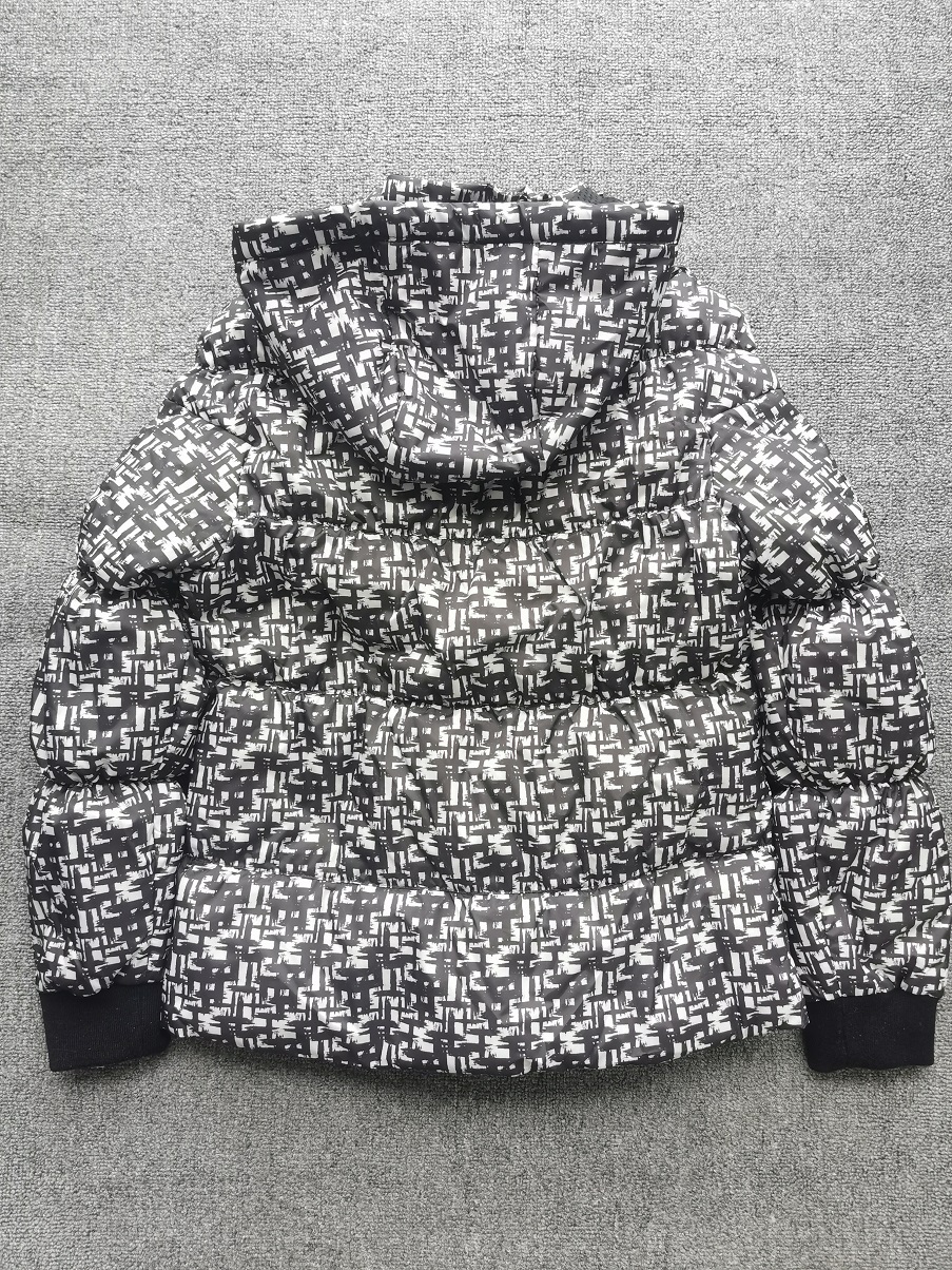 运动款女装羽绒服冬季运动服保暖防风休闲拉链外套连帽宽松上衣 - 图2