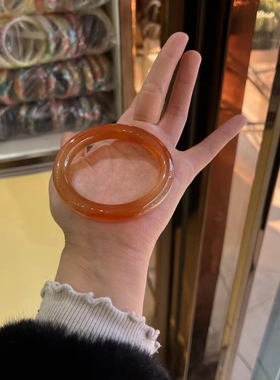 甜美女玉髓网红款仙女镯