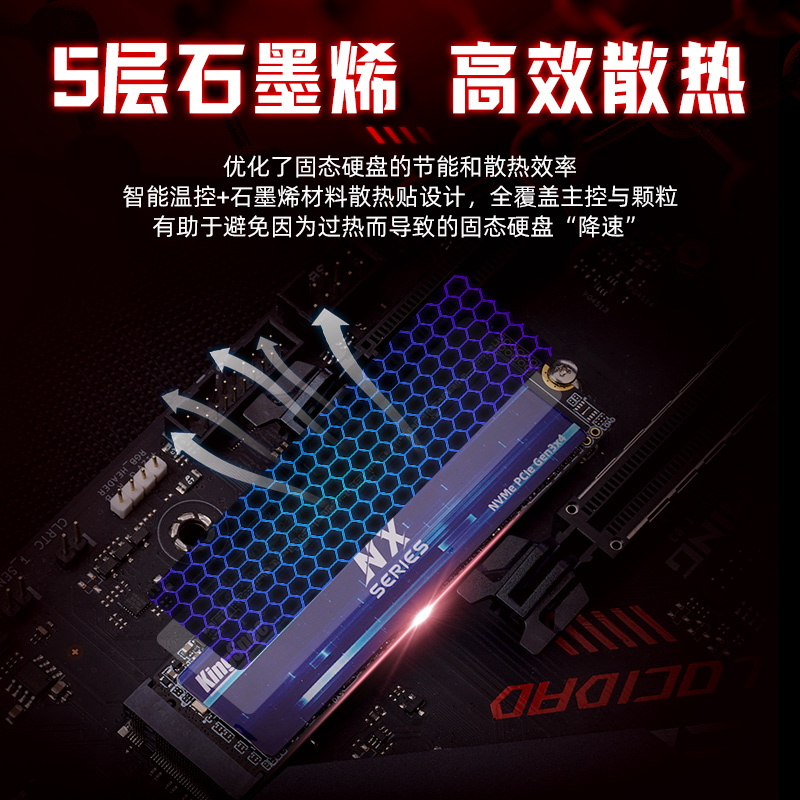 金胜维 m2固态硬盘NVMe 2280 1TB 512G PCIE3.0x4台式笔记本SSD-图1