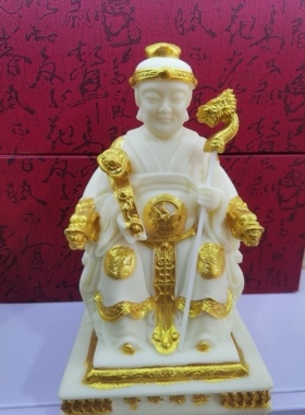 象牙果土地公土地婆福德正神摆件财神招财保平安家居办公店铺饰品