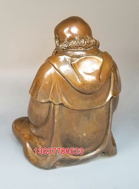 纯铜佛像禅意风定做菩提达摩