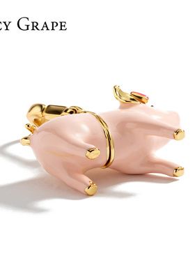 正品吊坠粉色小猪趣味少女萌物