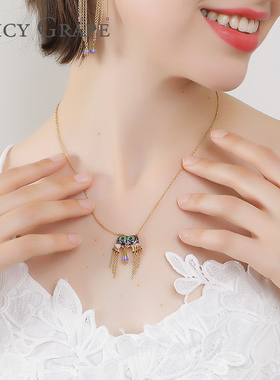 系列原创设计小众法式气质项链