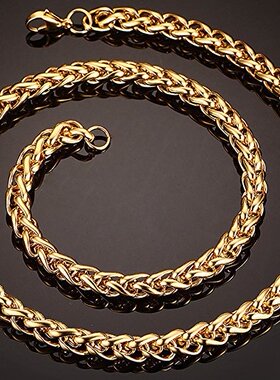 diy男士饰品配件钛钢欧美龙骨链