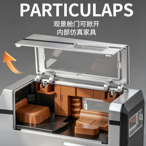 合金房车玩具车儿童皮卡车越野车模型仿真小汽车摩托车运输车男孩 - 图2