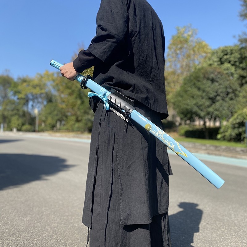 拔刀挂腰带武术剑套带鞘表演死侍单刀剑袋固定皮革居合道竹刀剑,淘宝优惠券,粉丝福利购,淘宝优惠卷