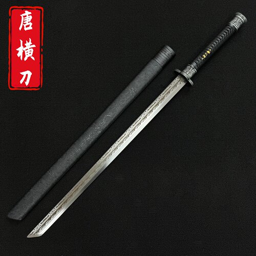 锦衣卫唐横刀绣春砍高锰钢一体刀具武术防身冷兵器未开刃 - 图2