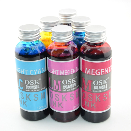 Digital Cake Printer osk Edible Ink, подходящие для Epson R330 R230 1390 Съедобный пигмент