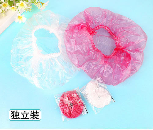 一次性浴帽加厚防水加大号酒店女款防水洗澡染发长发发膜专用焗油 - 图2