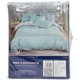 Yuanmeng natural life pure cotton four-piece set of cotton twill bed sheets embroidered 1.5/1.8 meters solid color bedding