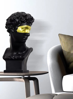 玻璃钢装饰简约现代客厅