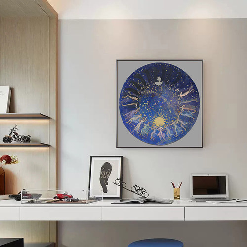 《The Hours》世界名画北欧艺术挂画玄关装饰画客厅墙画餐厅壁画 - 图0