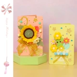 Открытка, трехмерные карточки, «сделай сам», букет, изысканный стиль, подарок на день рождения, коллекция 2022