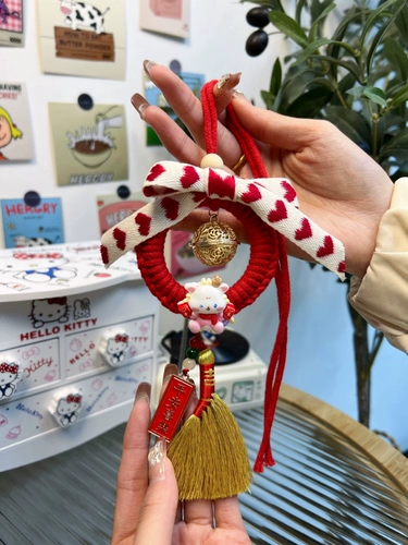 Плетеная золотая метла ручной работы, набор материалов, подвеска, подарок на день рождения, DIY