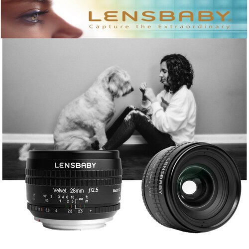 Lensbaby镜头宝贝Velvet28定焦F2.5自然风景人像柔焦美肤雾化特效 - 图0