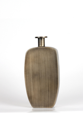 创意铁艺花瓶干花器摆件客厅插花装饰品家居样板间软装摆件花器