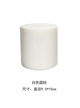 天然大理石实心圆柱方柱小石墩饰品底座工艺品摆件底座
