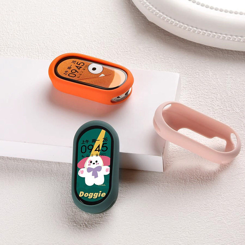 适用小米手环9表带壳液态硅胶保护壳小米10半包软壳保护边框男女,淘宝优惠券,粉丝福利购,淘宝优惠卷