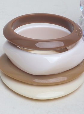 树脂手环个性拼色叠戴手饰