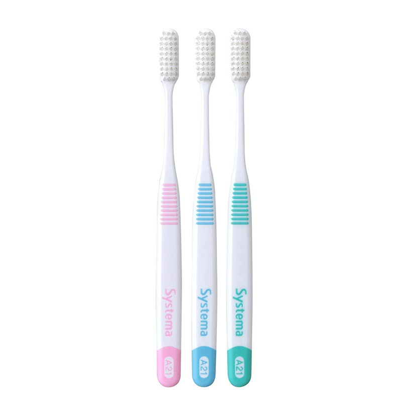 日本LION狮王SYSTEMA细齿洁四列超极细毛A31\21\33\23牙刷中软毛 - 图3