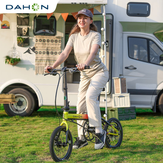 DAHON大行K3Plus16英寸超轻9变速碟刹折叠自行车成人男女式KAA693
