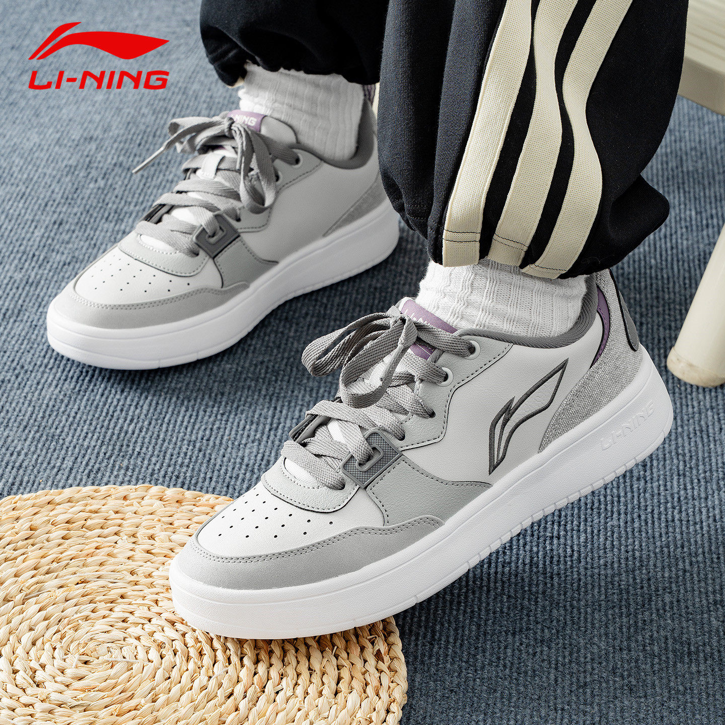 李宁板鞋男鞋2026秋冬季新款青少年休闲鞋低帮百搭轻便运动鞋男款,淘宝优惠券,粉丝福利购,淘宝优惠卷