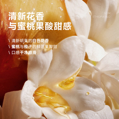 M2M埃塞ALO MEME水洗74158精品口粮浅烘手冲咖啡豆粉进口现磨正品 - 图1