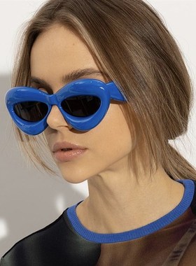 速发搞怪趣味充气感可爱气球墨男百搭潮街人拍镜秀场太镜