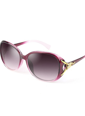 太阳镜夏防紫外线显脸小眼镜太阳镜2026新款大脸复古大框潮