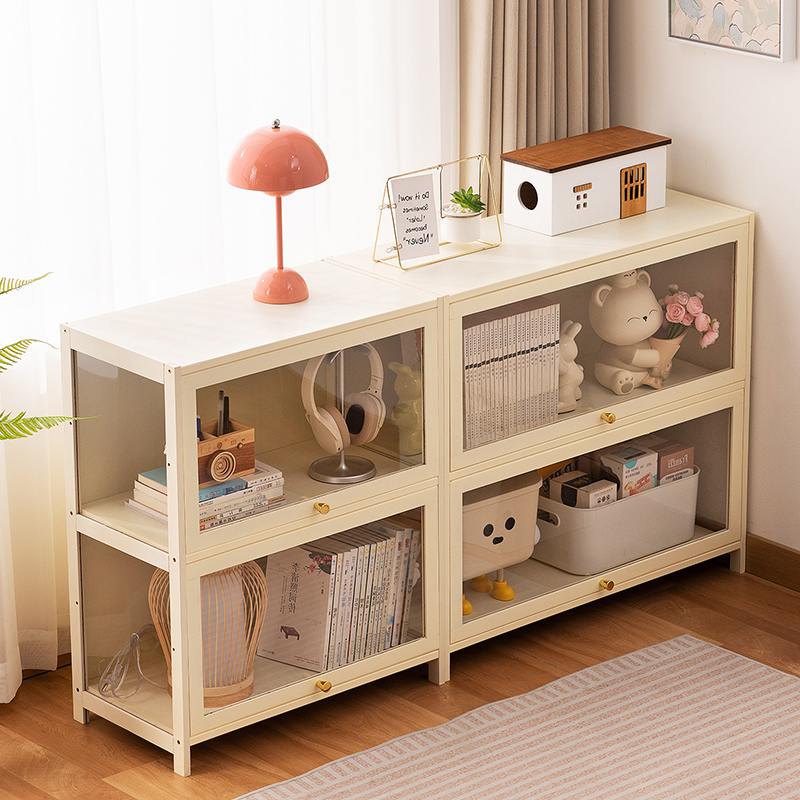 飘窗柜阳台储物柜子防晒靠墙一体榻榻米杂物收纳柜空间利用置物架 - 图1