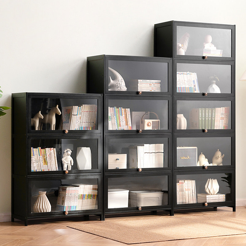 组合书柜子多功能家用客厅书架实木落地儿童置物架储物大书橱多层,淘宝优惠券,粉丝福利购,淘宝优惠卷