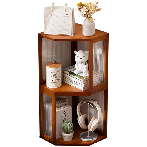 桌面置物架桌上书架子书桌收纳儿童简易学生小型飘窗家用台面书柜 - 图3
